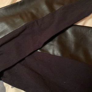 two pairs of leggings